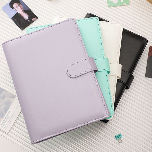 [Në Gjendje] A5 Purple Leather Binder