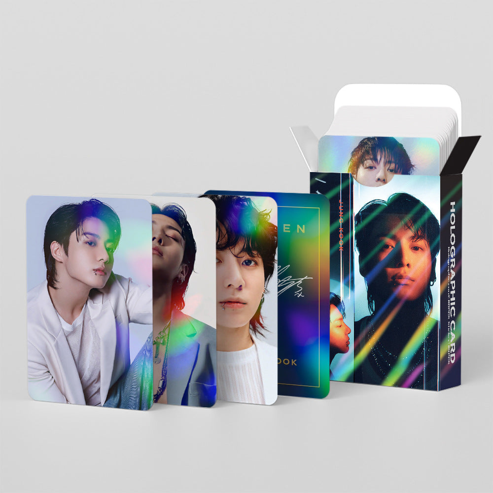 [Në Gjendje] BTS JUNGKOOK 'I Am Still' holographic lomocards (124pcs)