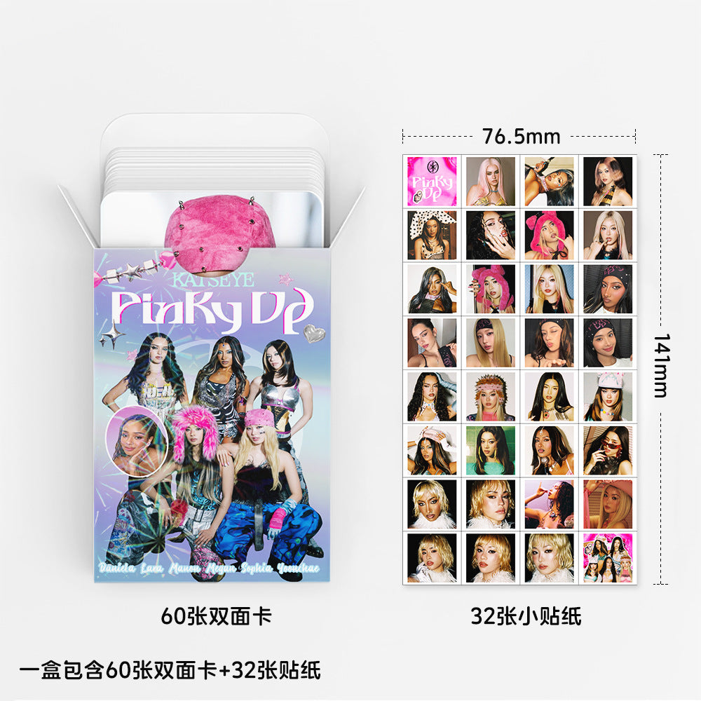 [Në Gjendje] KATSEYE 'Pinky Up' ver.2 lomocards (92pcs)