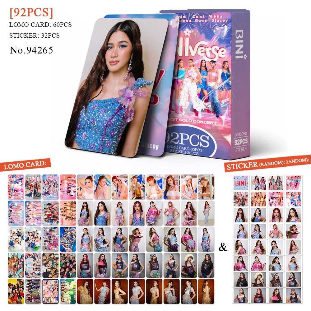 [BULK PRE-ORDER] Set of 5 ALL GIRL GROUPS Lomocard Packs (92pc)