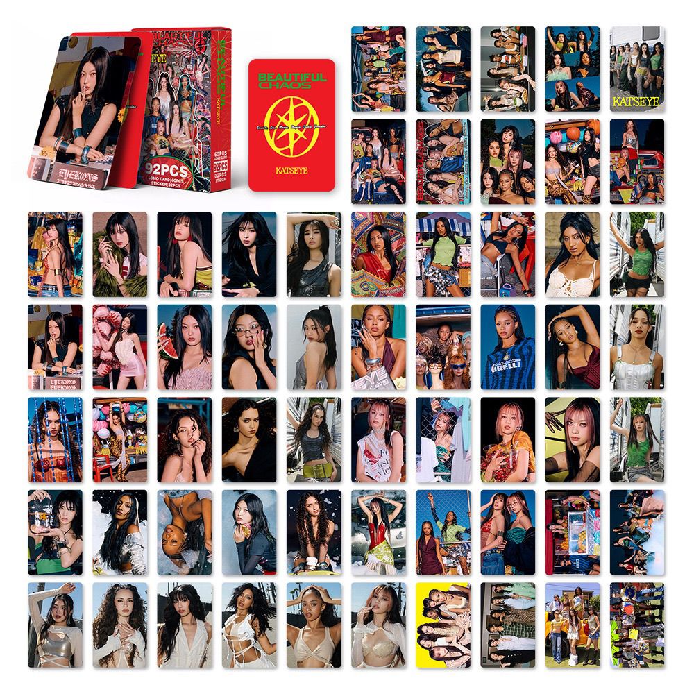 [Në Gjendje] KATSEYE 'Beautiful Chaos' lomocards (92pcs)