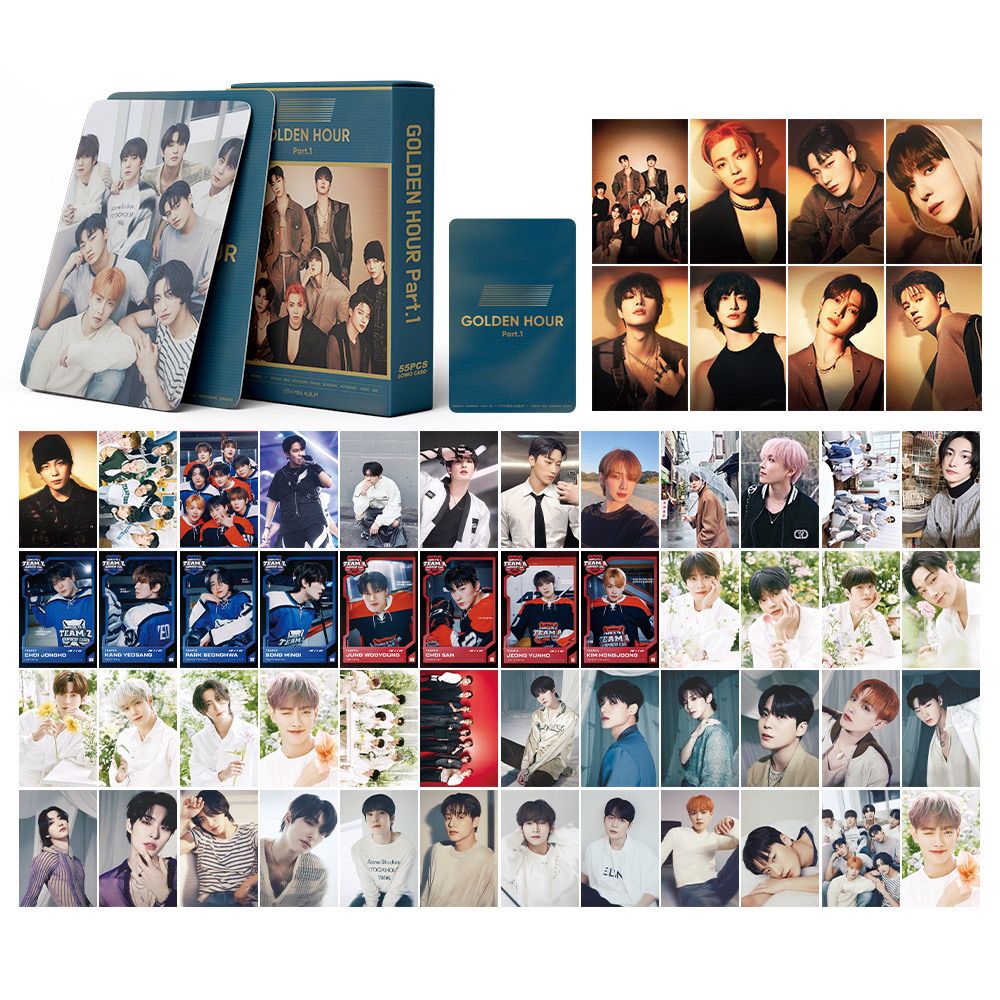[BULK PRE-ORDER] Set of 5 ALL BOY GROUPS Lomocard Packs (55pc)