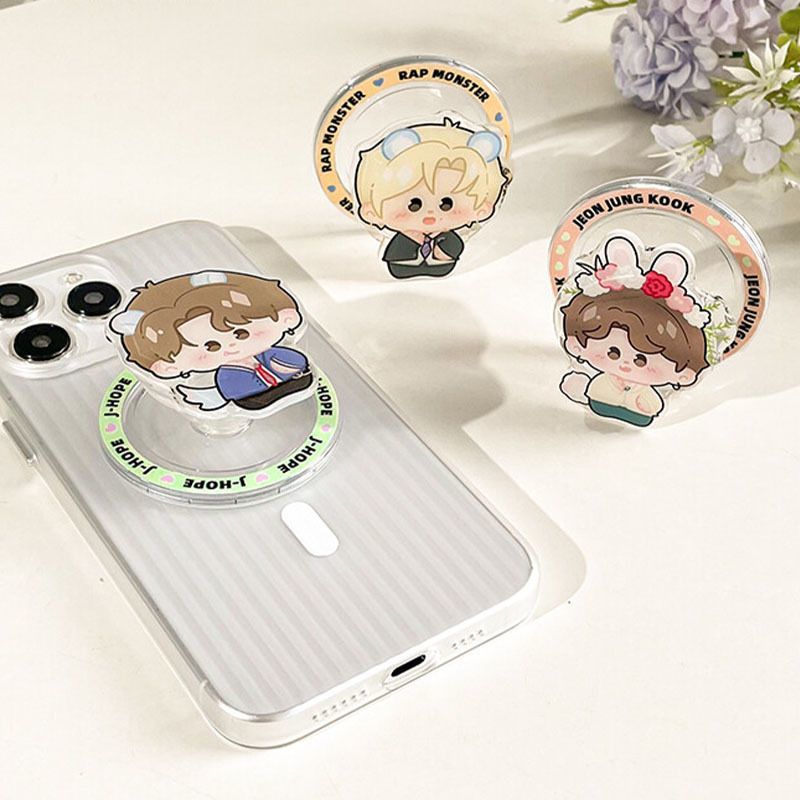 [PRE-ORDER] BTS Acrylic Phone Grip Tok (magnetic suction bracket)