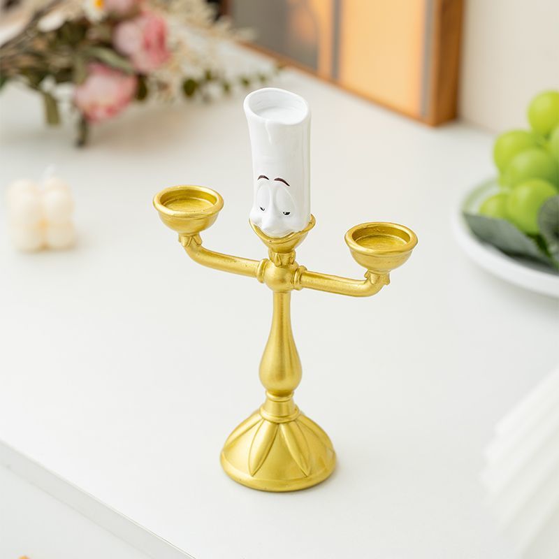 [PRE-ORDER] 'The Beauty and the Beast' Lumiere Candle – Resin Ornament