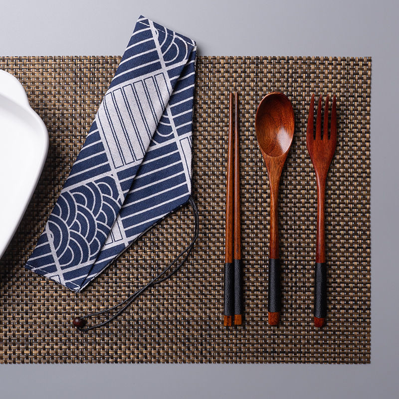 [PRE-ORDER] Asian style wooden utensils (chopsticks, spoon, fork)