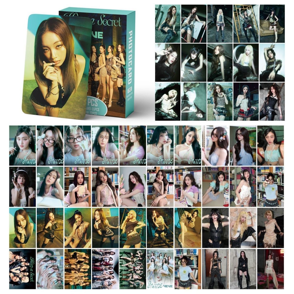 [PRE-ORDER] 4EVE 'GLOW' lomocards (127pcs)