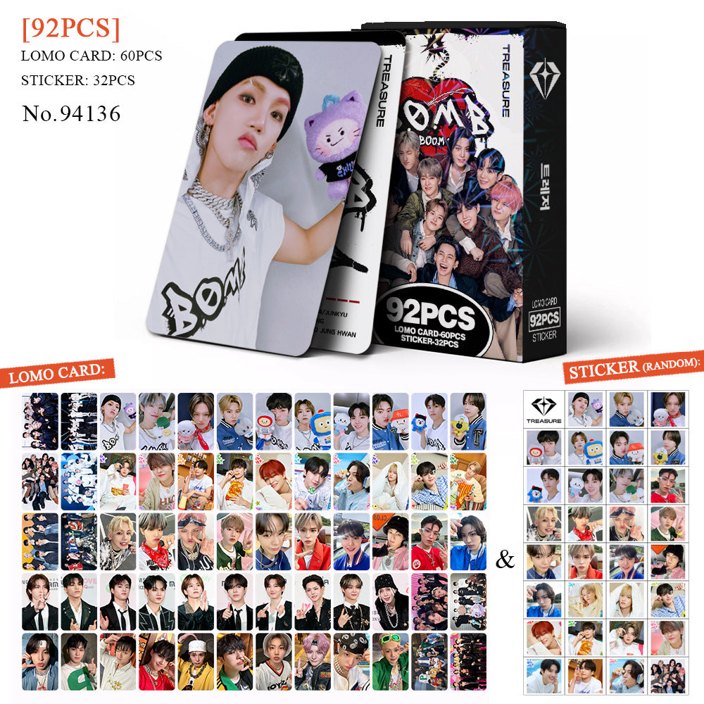 [BULK PRE-ORDER] Set of 5 From ALL BOY GROUPS Lomocard Packs (92pc)
