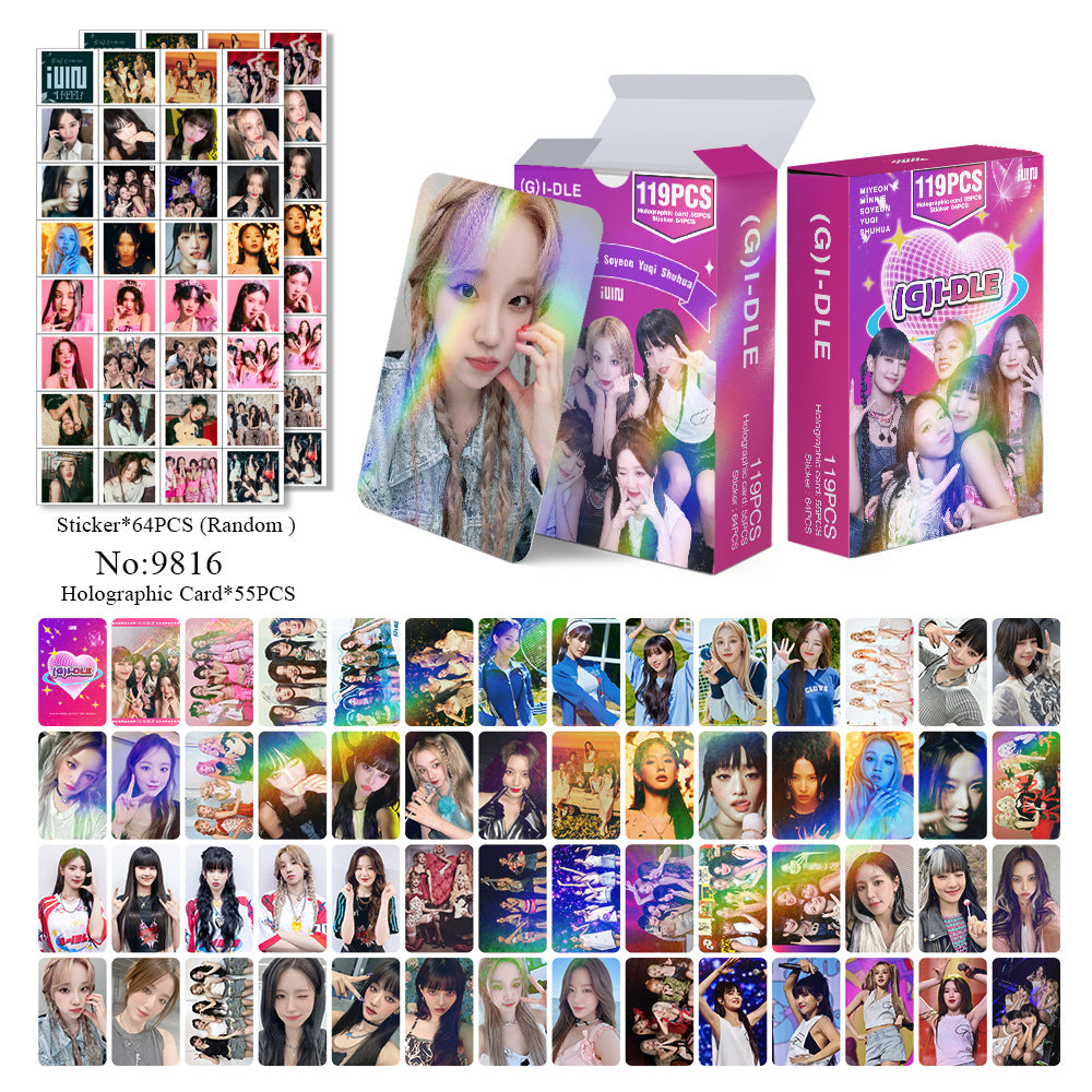 [BULK PRE-ORDER] Set of 5 ALL GIRL GROUPS Lomocard Packs (124pc)