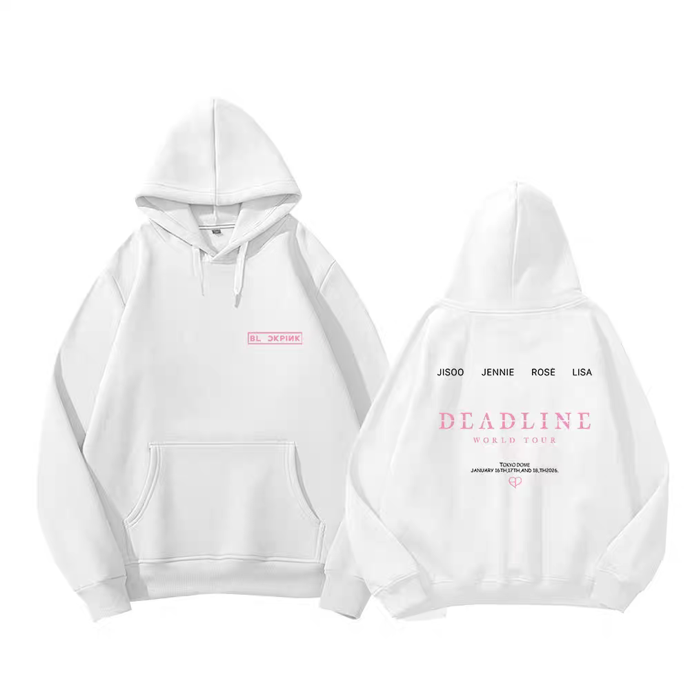 [PRE-ORDER] BLACKPINK 'Deadline' 2025 World Tour Hoodies