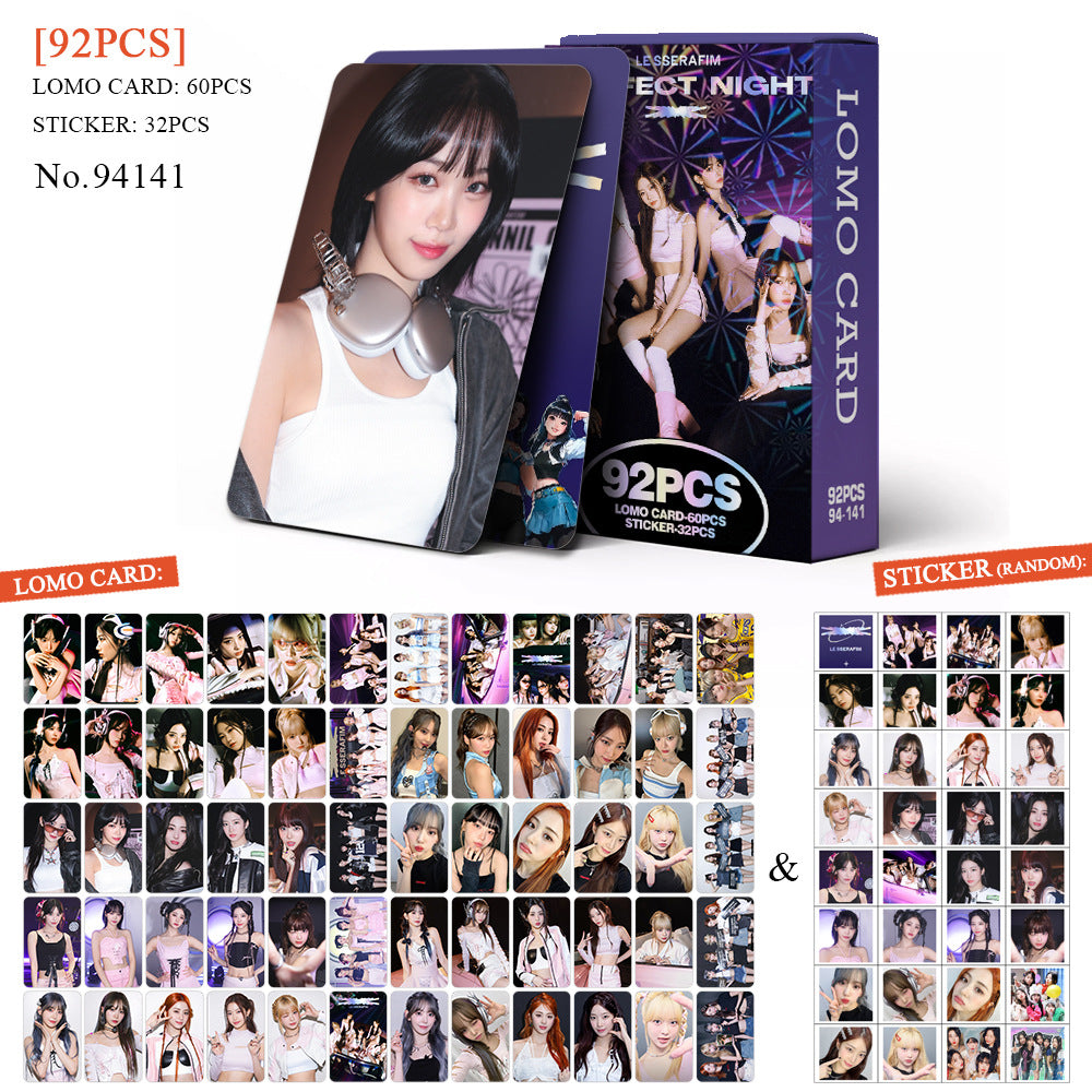 [BULK PRE-ORDER] Set of 5 ALL GIRL GROUPS Lomocard Packs (92pc)