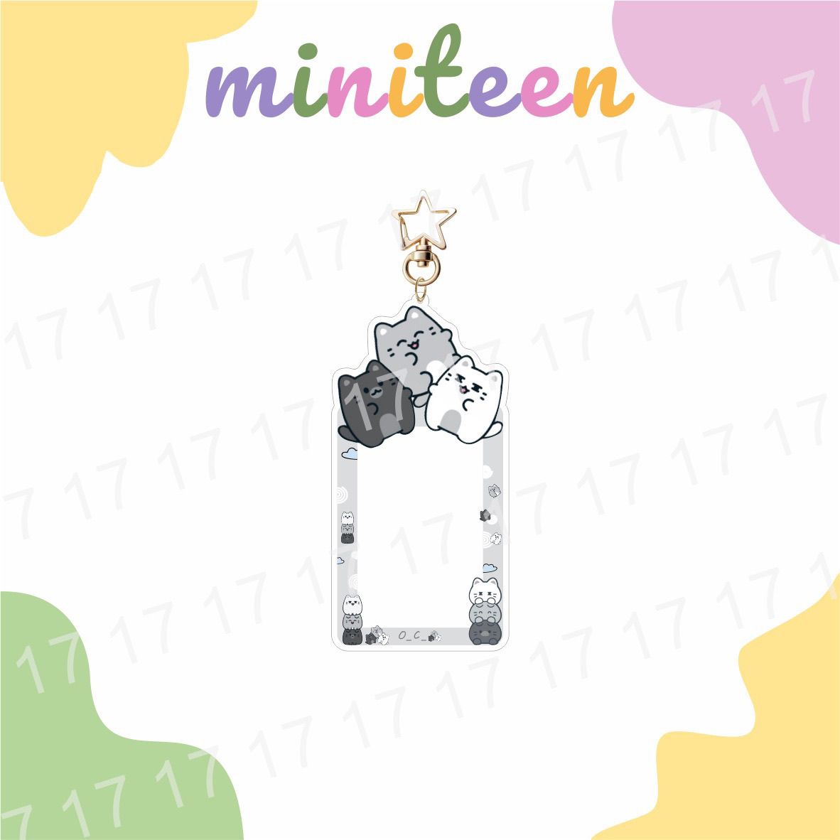 [PRE-ORDER] SEVENTEEN Photocard Acrylic Holder Keyring