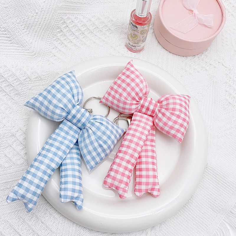 [PRE-ORDER] CUTE Puffy Padded Bow Keyring - Bag Charm Deco
