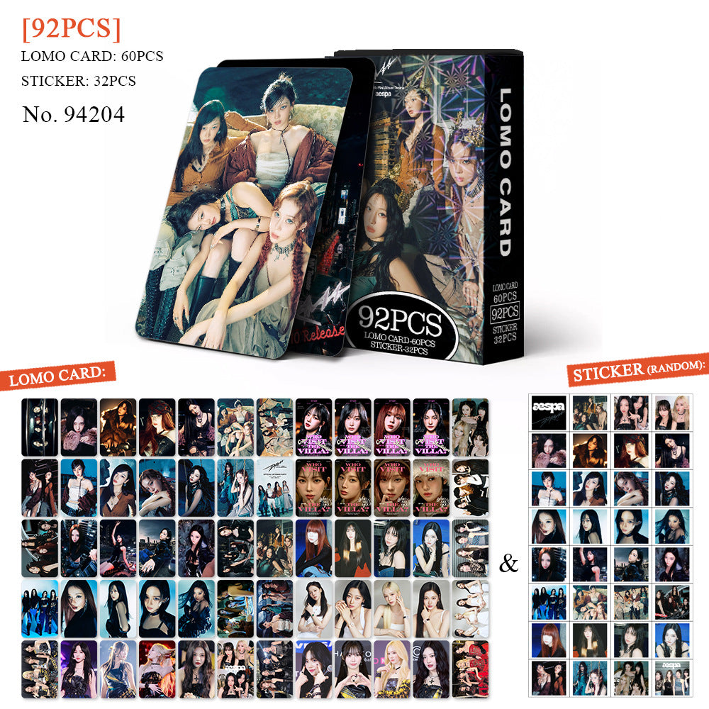 [BULK PRE-ORDER] Set of 5 ALL GIRL GROUPS Lomocard Packs (92pc)