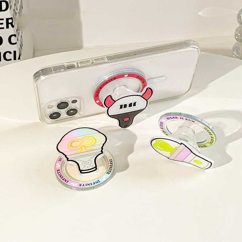 [PRE-ORDER] K-pop Groups Lightstick Acrylic Phone Grip Tok (magnetic suction bracket)