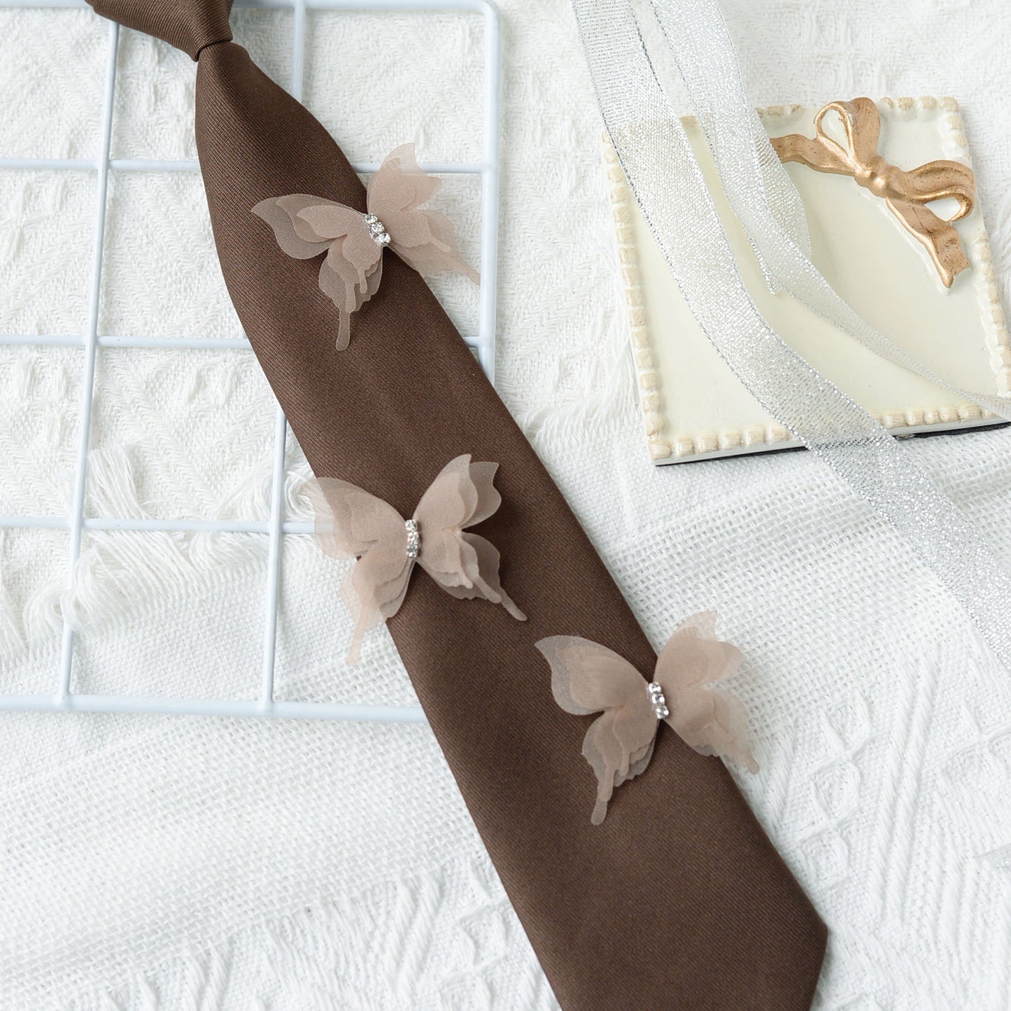 [PRE-ORDER] Korean Style Cute Butterfly Lace Bows for Women