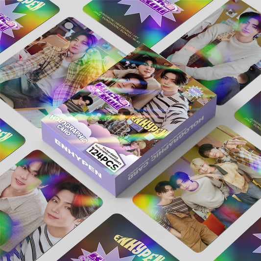 [PRE-ORDER] ENHYPEN 'ROCK en Roll' holographic lomocards (124pcs)