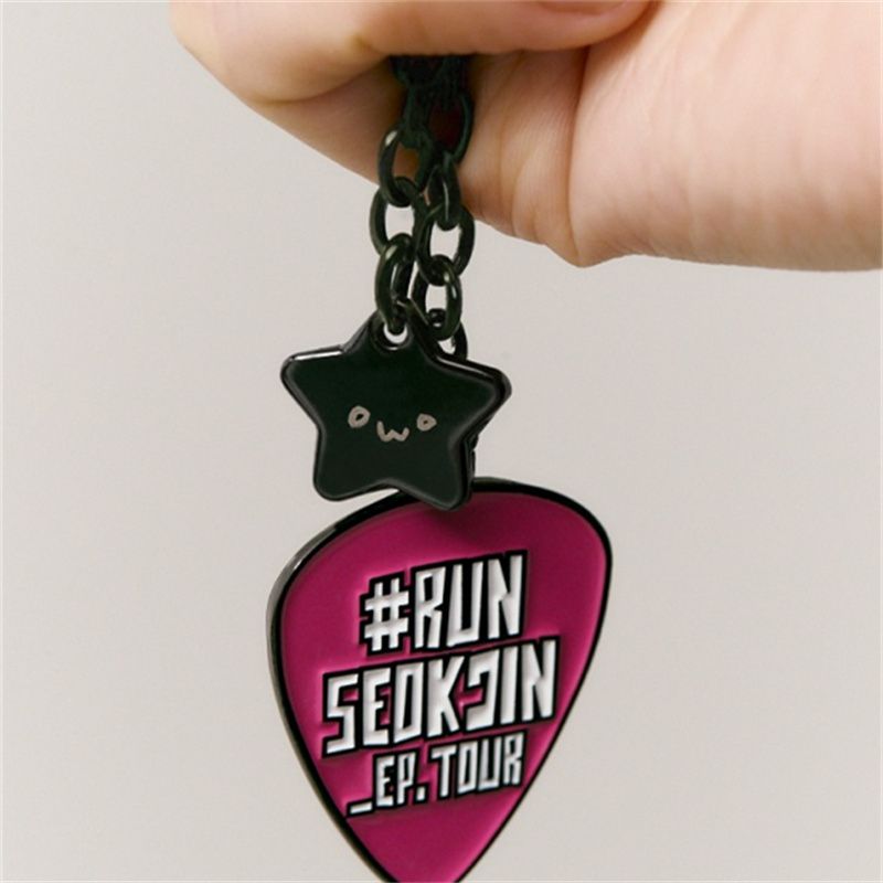 [PRE-ORDER] BTS RUN SEOKJIN Tour Guitar Pick Keychain