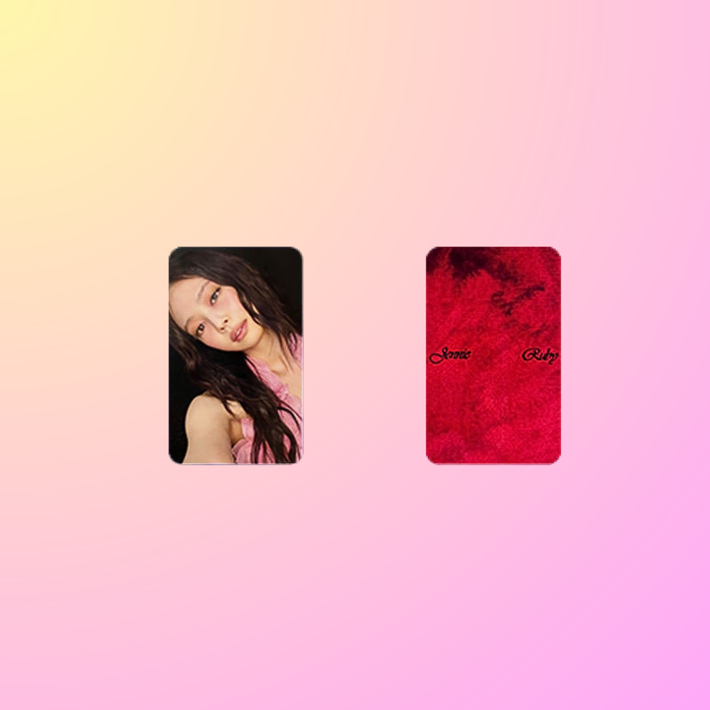 [PRE-ORDER] BLACKPINK JENNIE 'Ruby' Unofficial Photocard Set