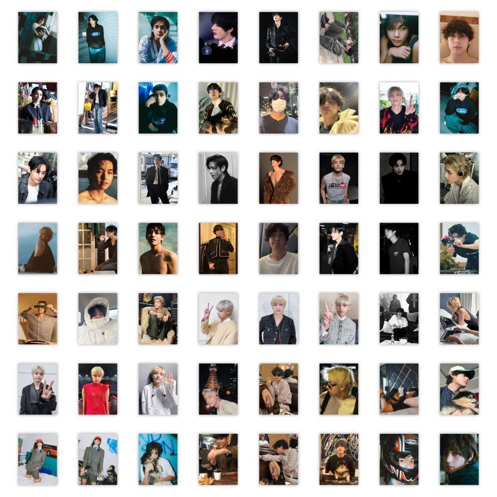 [Në Gjendje] BTS Taehyung waterproof stickers (63pcs)