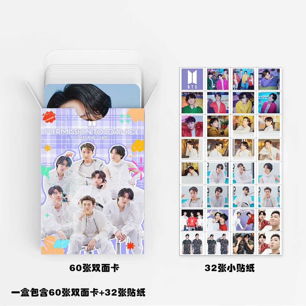 [PRE-ORDER] BTS 'Permission To Dance' lomocards (92pcs)