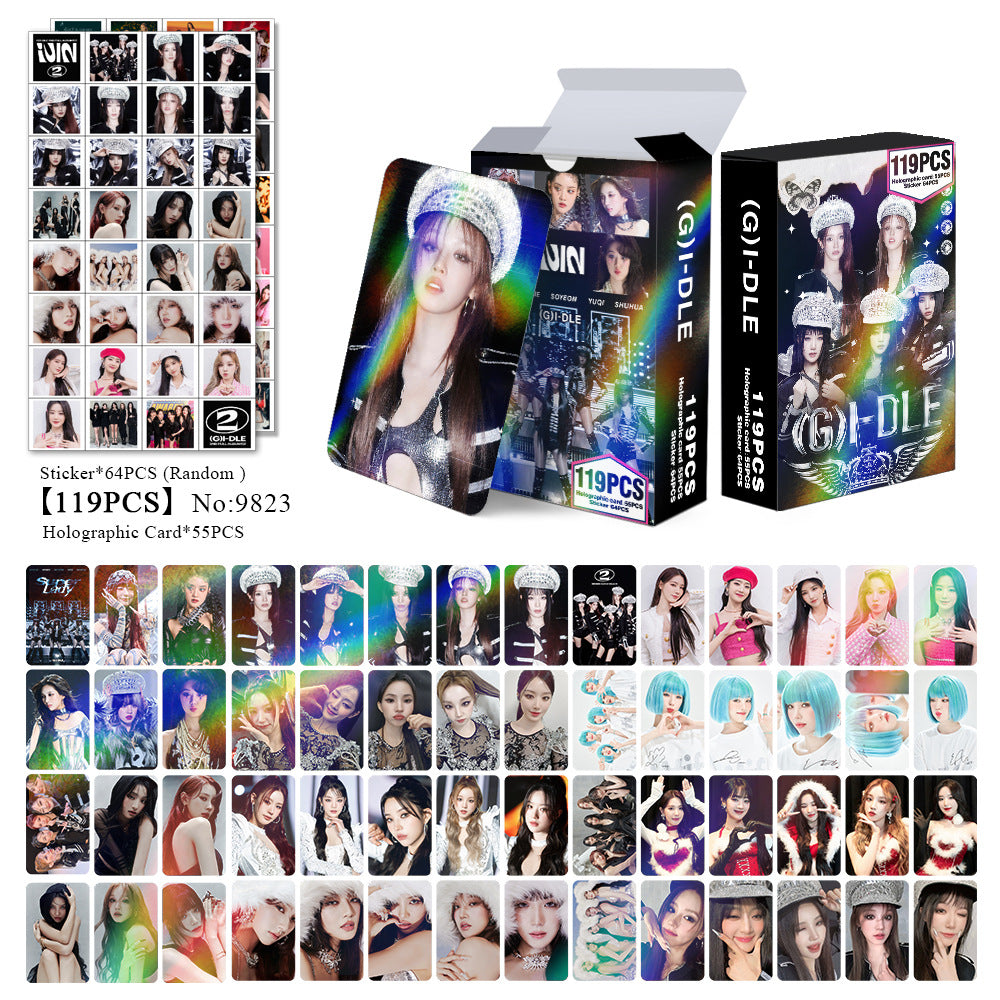 [BULK PRE-ORDER] Set of 5 ALL GIRL GROUPS Lomocard Packs (124pc)