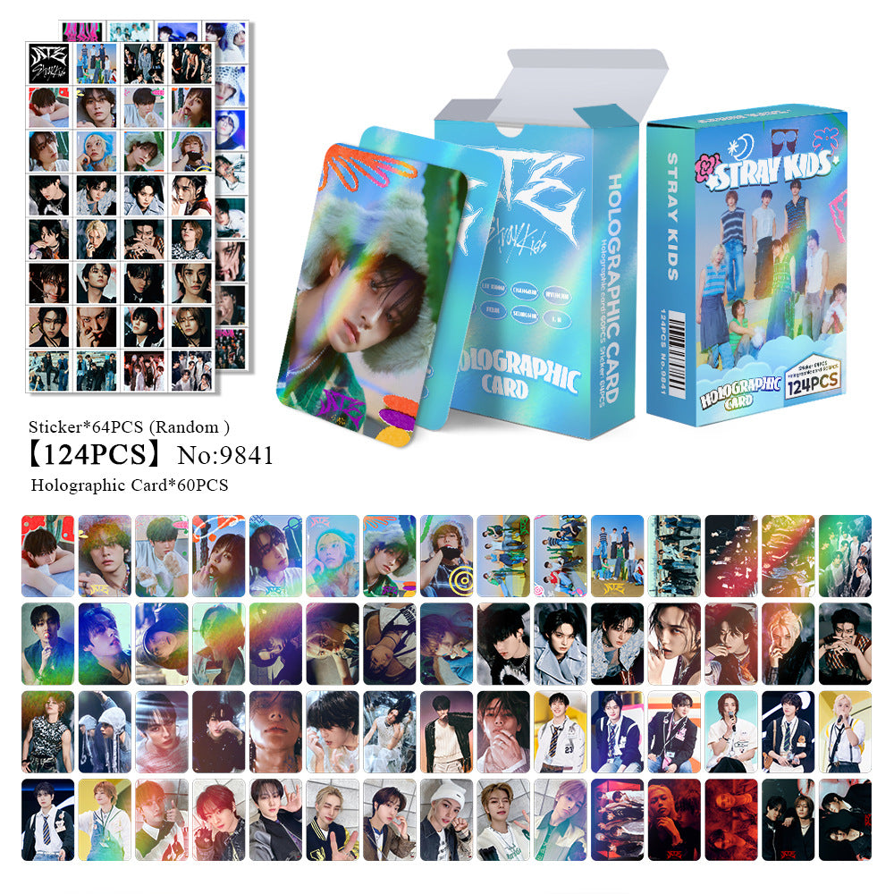 [BULK PRE-ORDER] Set of 5 ALL BOY GROUPS Lomocard Packs (124pc)