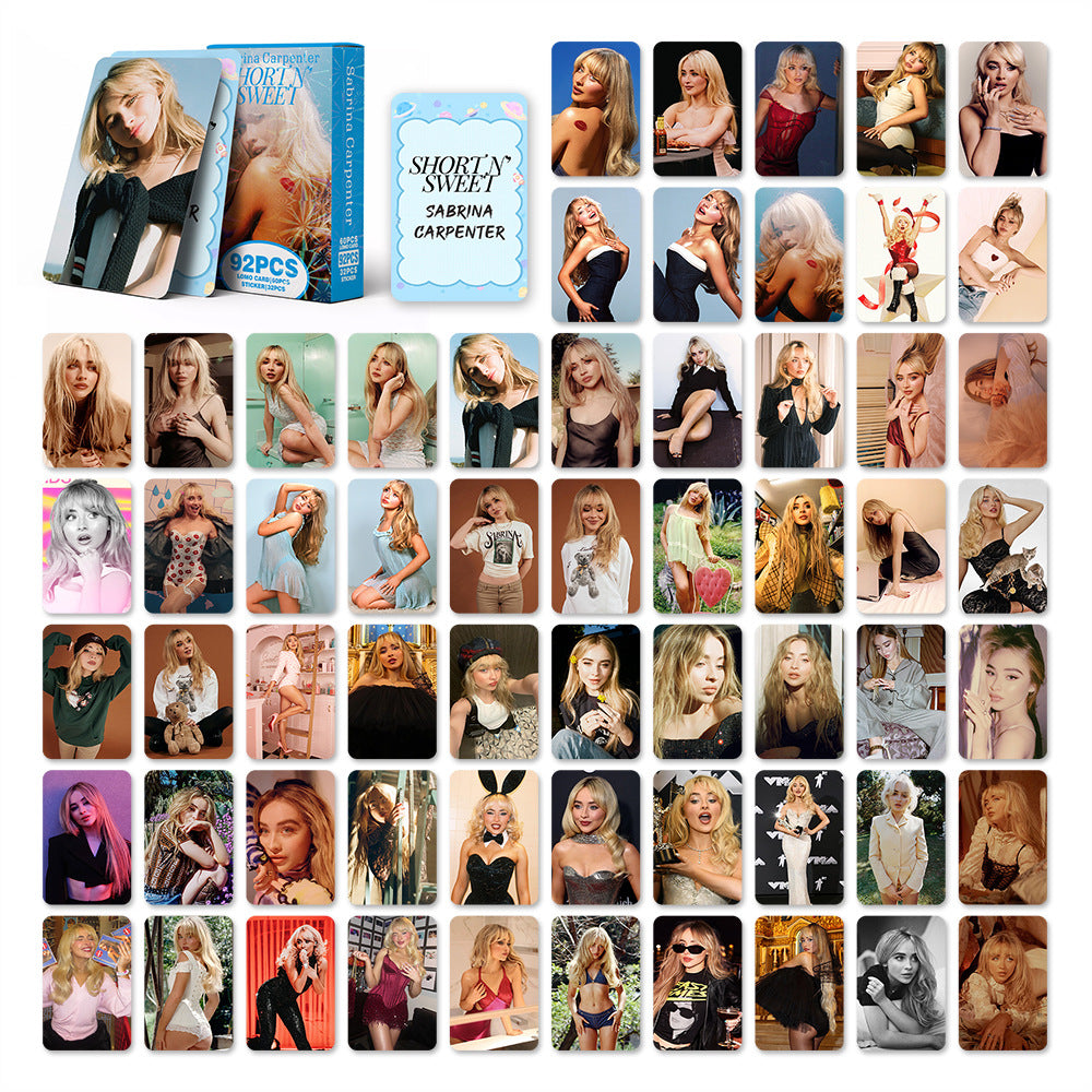 [PRE-ORDER] Sabrina Carpenter 'Short n' Sweet' lomocards (92pcs)