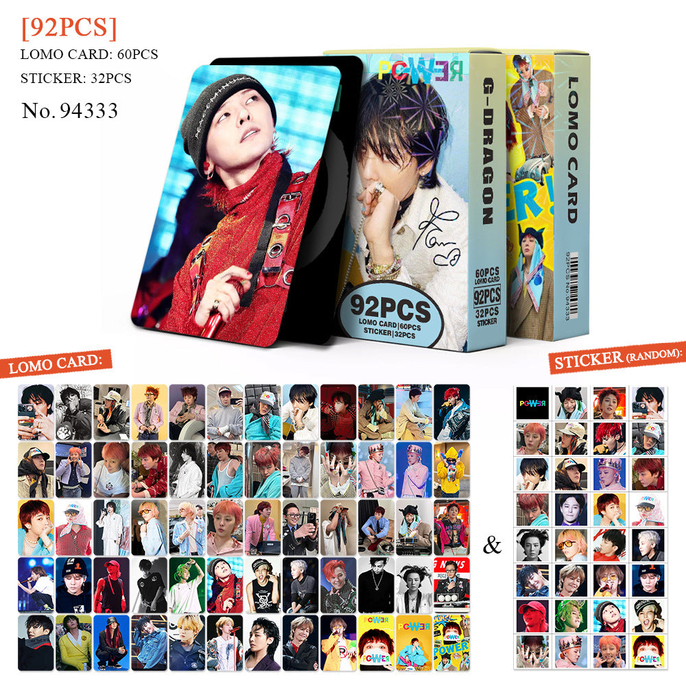 [BULK PRE-ORDER] Set of 5 From ALL BOY GROUPS Lomocard Packs (92pc)