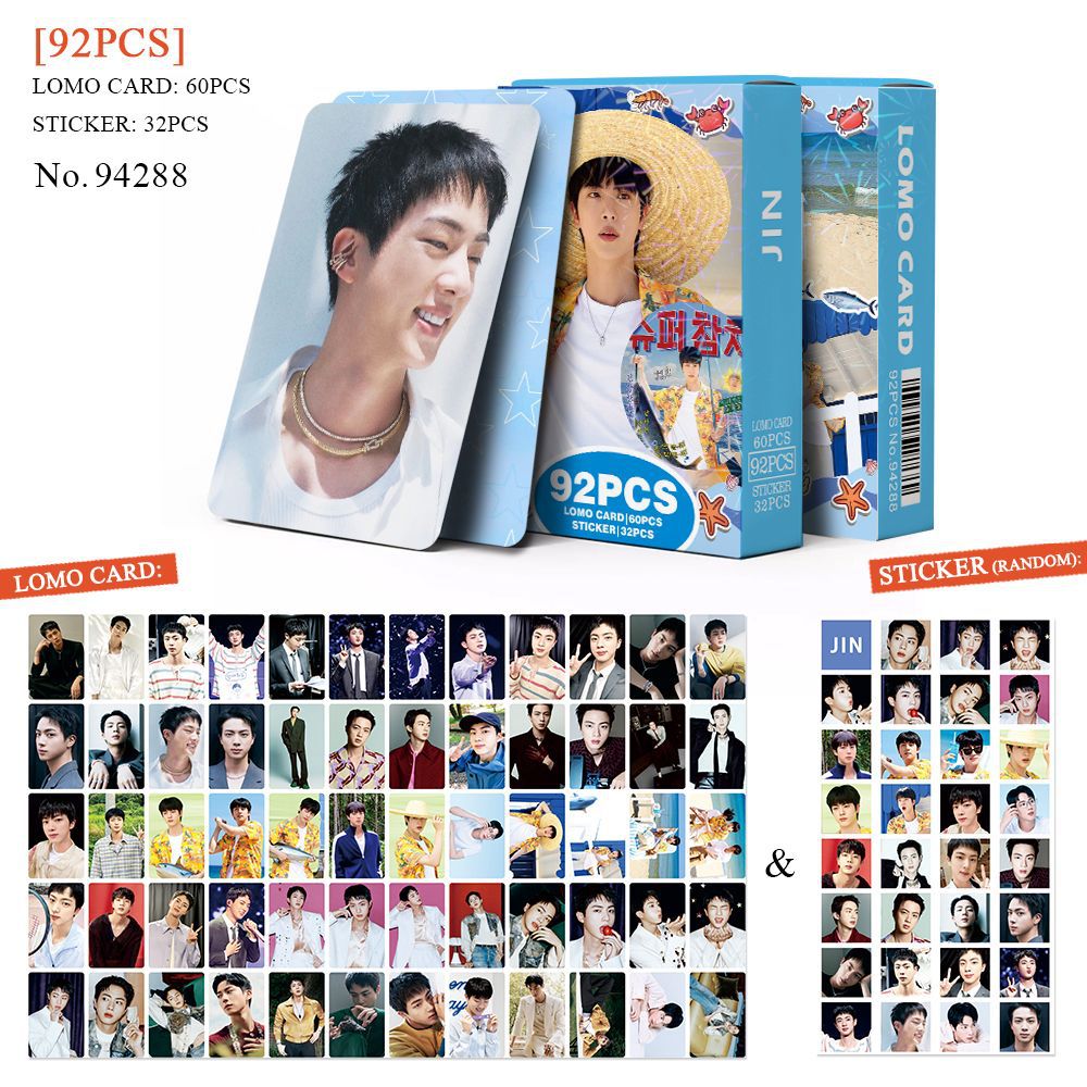 [BULK PRE-ORDER] Set of 5 From ALL BOY GROUPS Lomocard Packs (92pc)