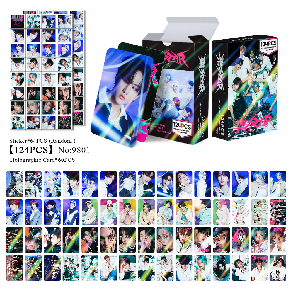 [BULK PRE-ORDER] Set of 5 ALL BOY GROUPS Lomocard Packs (124pc)
