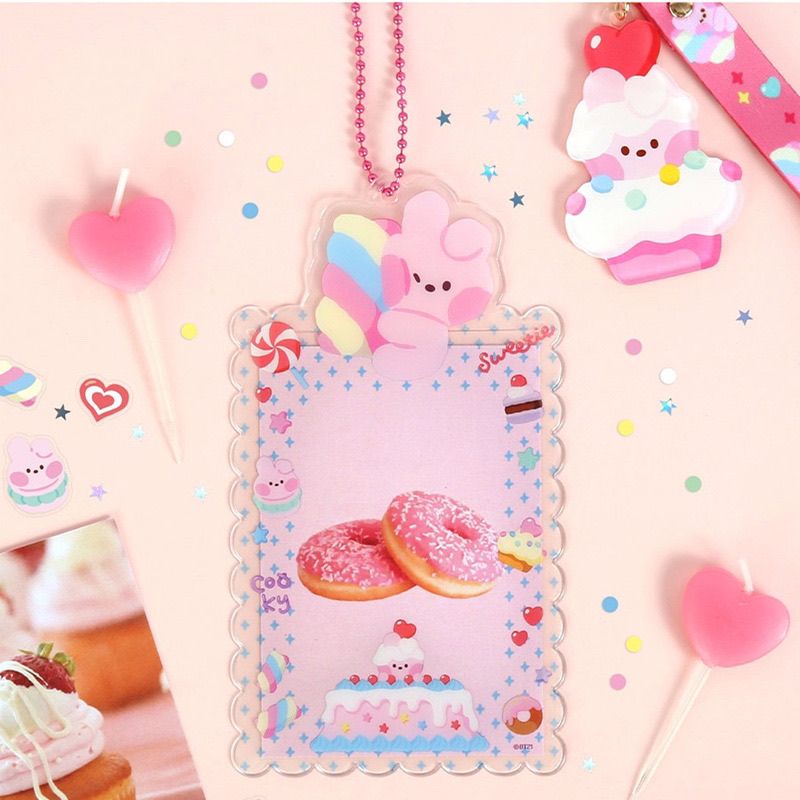 [PRE-ORDER] BTS BT21 Characters Acrylic PC Holder Keychain