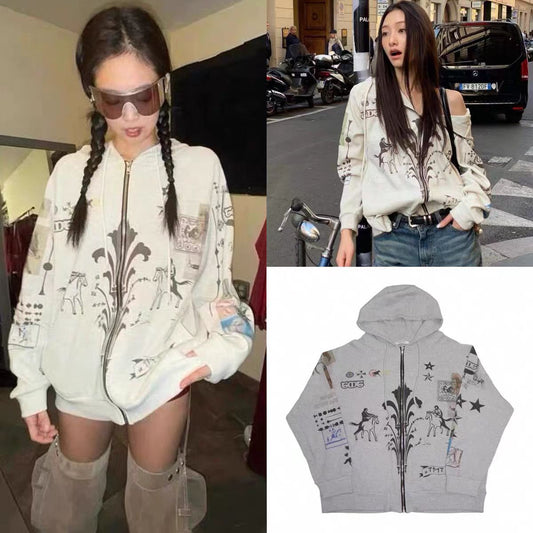 [PRE-ORDER] Jennie Inspired Casual Hoodie