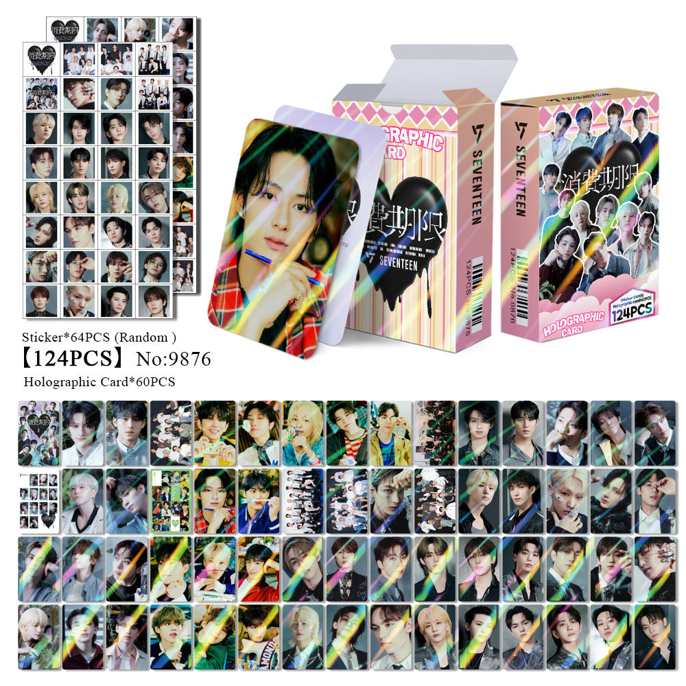 [BULK PRE-ORDER] Set of 5 ALL BOY GROUPS Lomocard Packs (124pc)