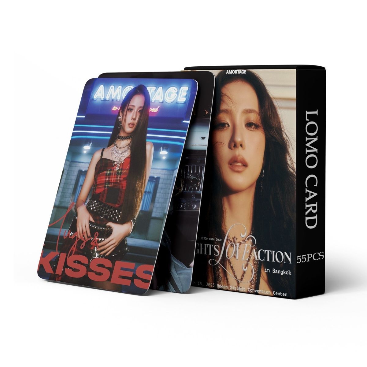[PRE-ORDER] JISOO Lights Love Action lomocards (55pcs)