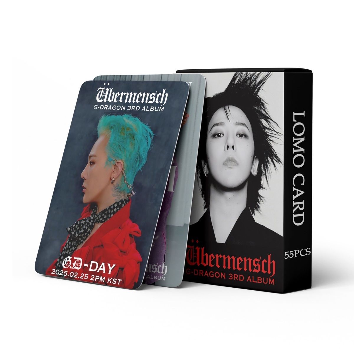 [PRE-ORDER] G-DRAGON Übermensch ver.2 lomocards (55pcs)