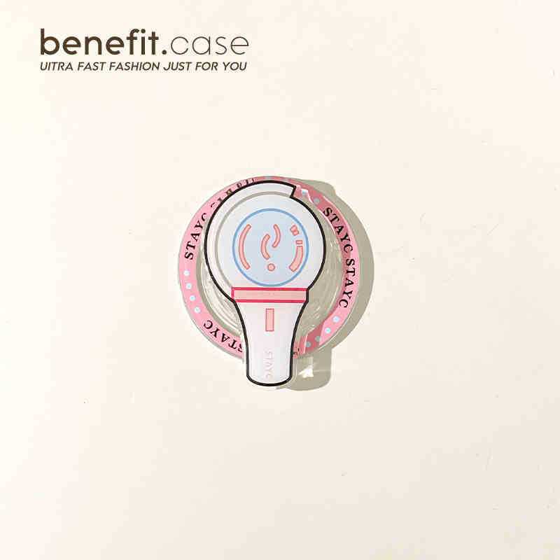 [PRE-ORDER] K-pop Groups Lightstick Acrylic Phone Grip Tok (magnetic suction bracket)