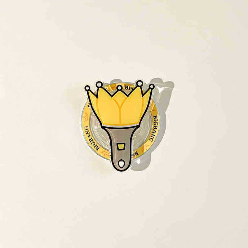 [PRE-ORDER] K-pop Groups Lightstick Acrylic Phone Grip Tok (magnetic suction bracket)