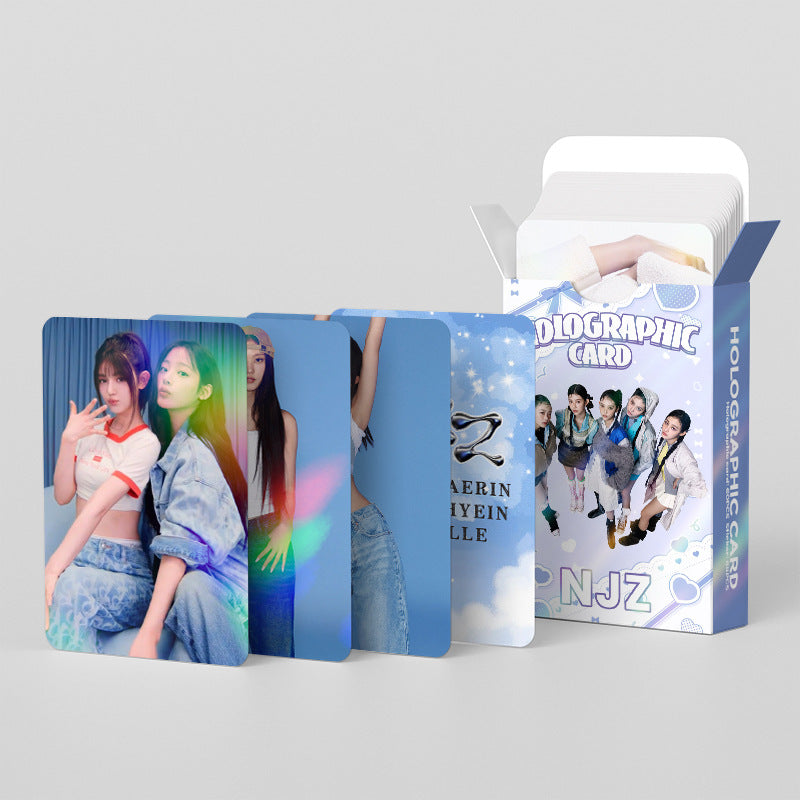 [PRE-ORDER] NEW JEANS holographic lomocards (124pcs)