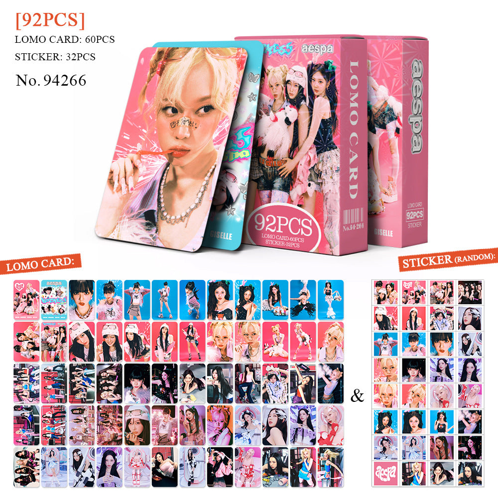 [BULK PRE-ORDER] Set of 5 ALL GIRL GROUPS Lomocard Packs (92pc)
