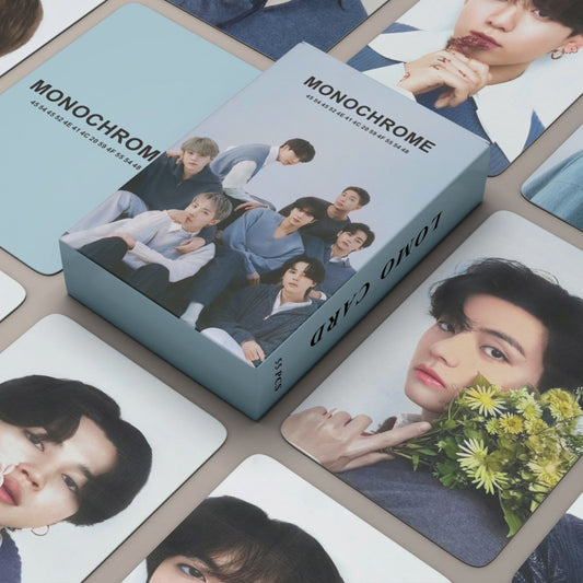 [PRE-ORDER] BTS Monochrome lomocards (55pcs)