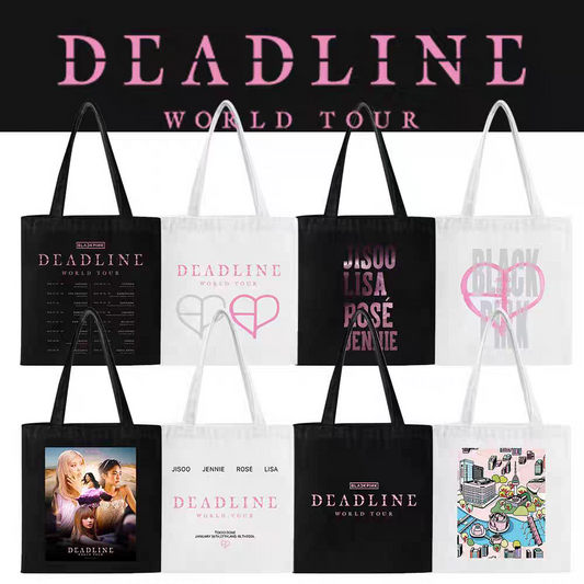 [PRE-ORDER] BLACKPINK 2025 'DEADLINE' Tour Tote Bags