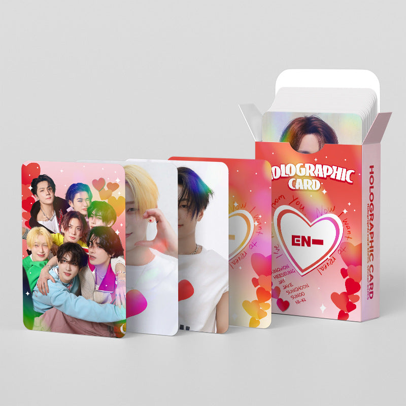 [PRE-ORDER] ENHYPEN 'ROCK en Roll' holographic lomocards (124pcs)