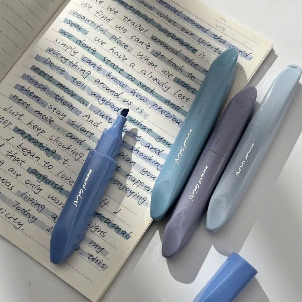 [PRE-ORDER] 4PCS Monet Colors Highlighter Marker Pens