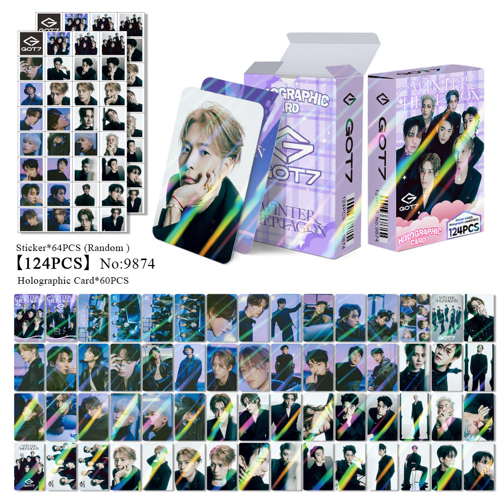 [BULK PRE-ORDER] Set of 5 ALL BOY GROUPS Lomocard Packs (124pc)