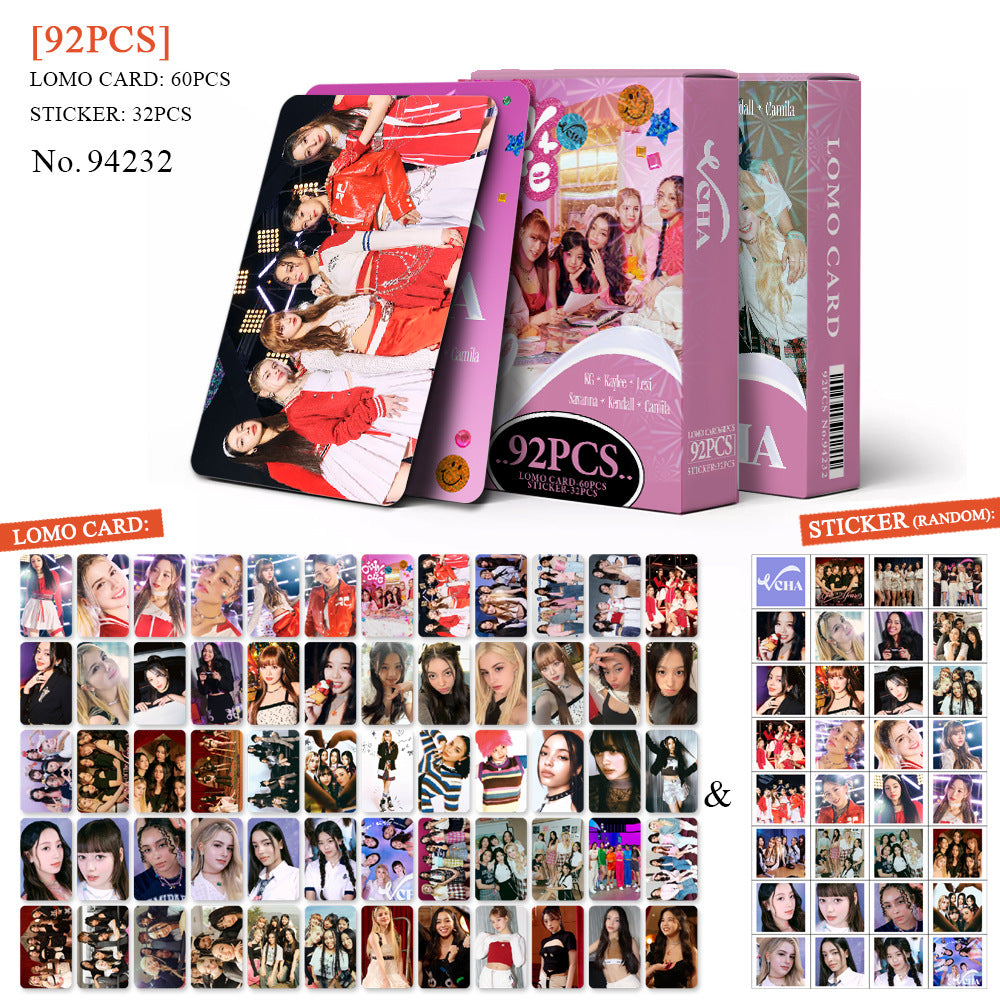 [BULK PRE-ORDER] Set of 5 ALL GIRL GROUPS Lomocard Packs (92pc)