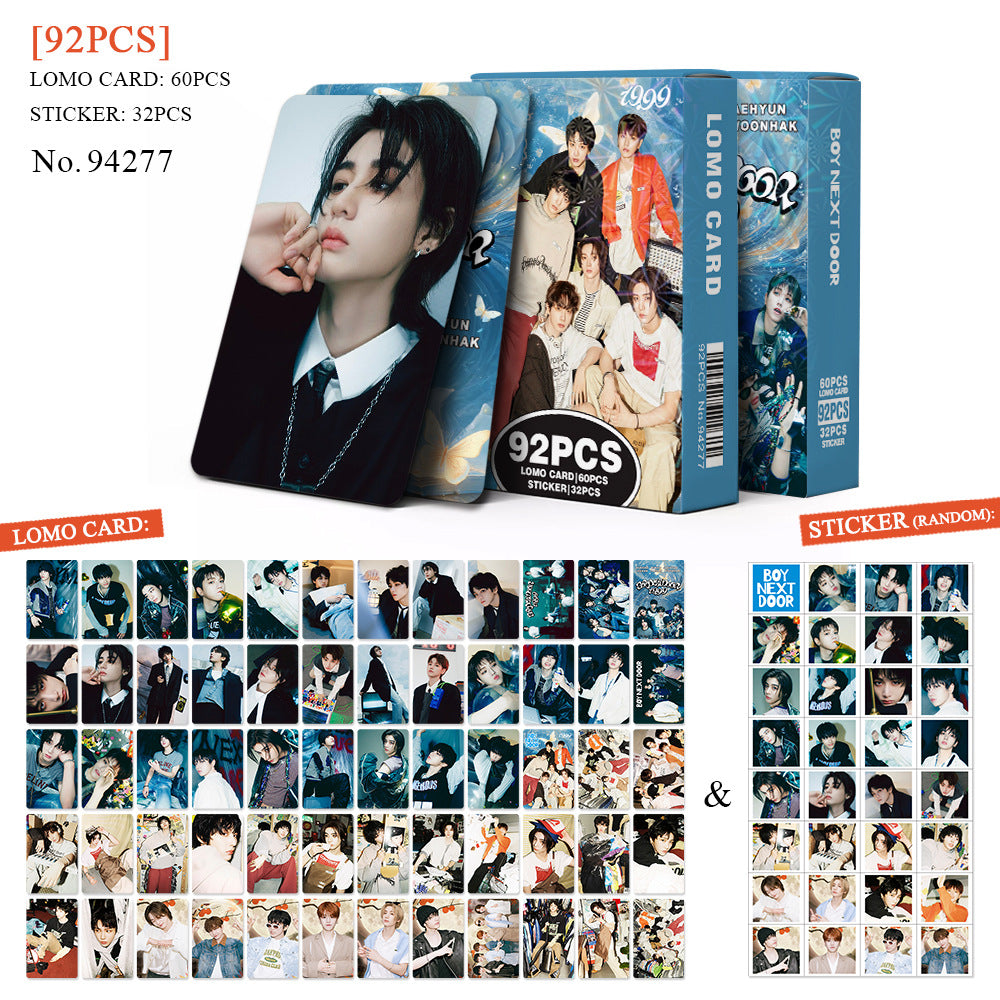 [BULK PRE-ORDER] Set of 5 From ALL BOY GROUPS Lomocard Packs (92pc)