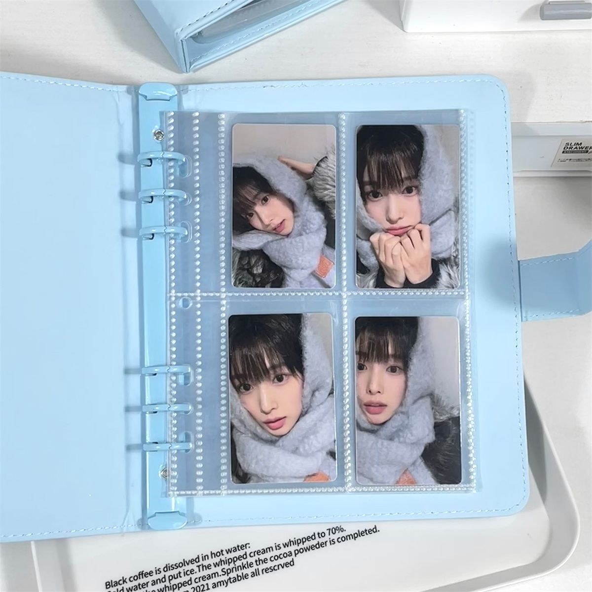 [Në Gjendje] A5 Blue Leather Binder