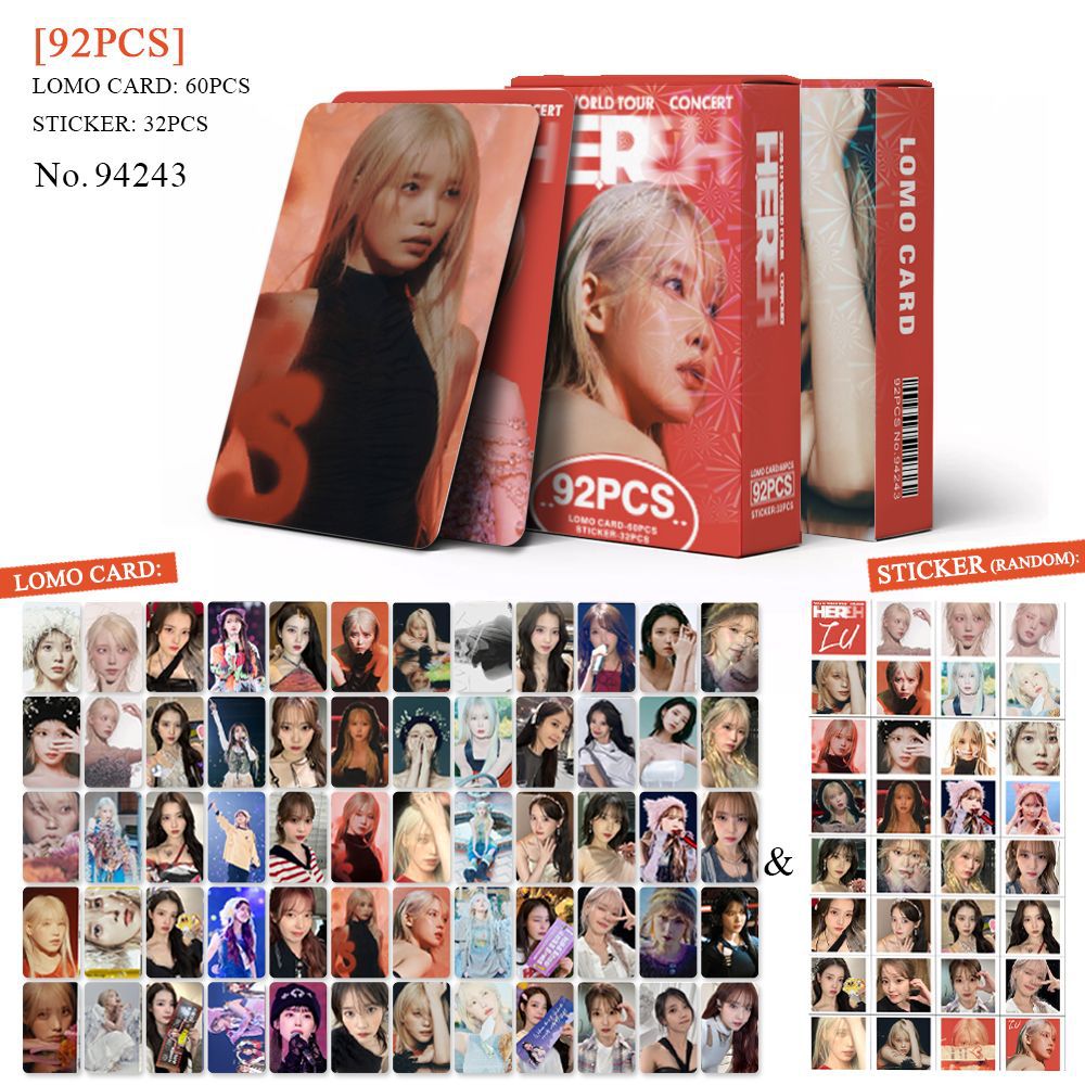 [BULK PRE-ORDER] Set of 5 ALL GIRL GROUPS Lomocard Packs (92pc)