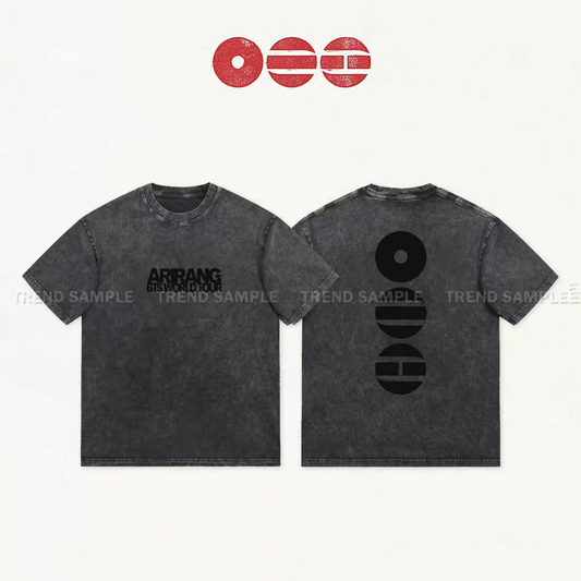 [Në Gjendje] BTS Arirang Dark Logo Washed T-shirt