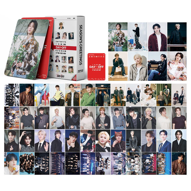 [BULK PRE-ORDER] Set of 5 ALL BOY GROUPS Lomocard Packs (55pc)